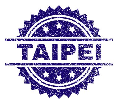 Grunge Taipei damga mühür dokulu