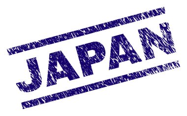 Dokulu Japonya damga mühür çizik