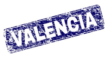 Yuvarlatılmış dikdörtgen damga çizilmiş Valencia çerçeveli