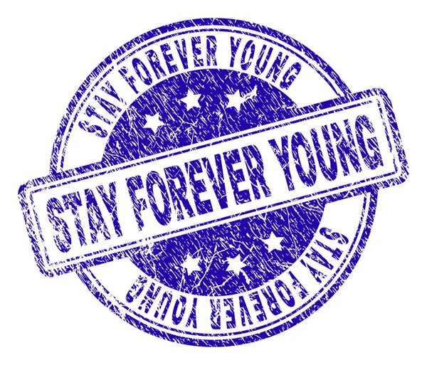 Dokulu kalmak sonsuza kadar genç mühür damgası çizik