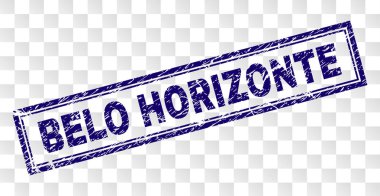 Çizik Belo Horizonte dikdörtgen damgası