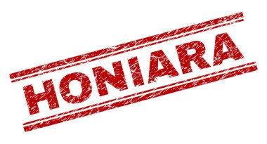 Honiara damga mühür grunge dokulu