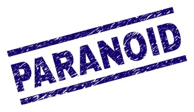 Grunge paranoyak damga mühür dokulu