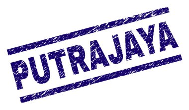 Putrajaya damga mühür grunge dokulu