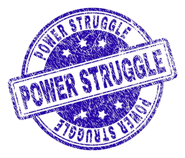 Dokulu güç mücadele damga mühür çizik