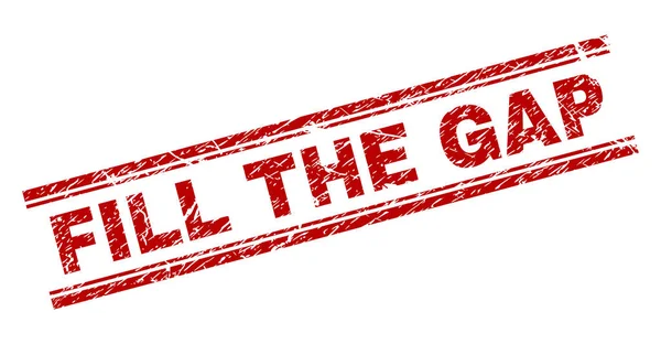 Dokulu dolgu Gap damga mühür çizik