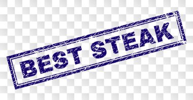 Grunge en iyi biftek dikdörtgen damgası