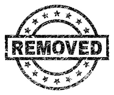 Dokulu kaldırılan damga mühür çizik