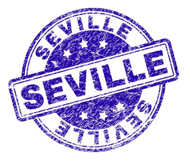 Dokulu Seville damga mühür çizik