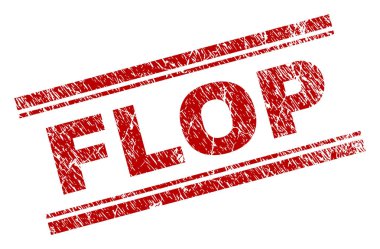 Çizik dokulu Flop damga mühür