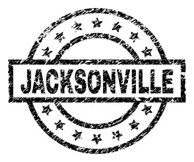 Dokulu Jacksonville damga mühür çizik