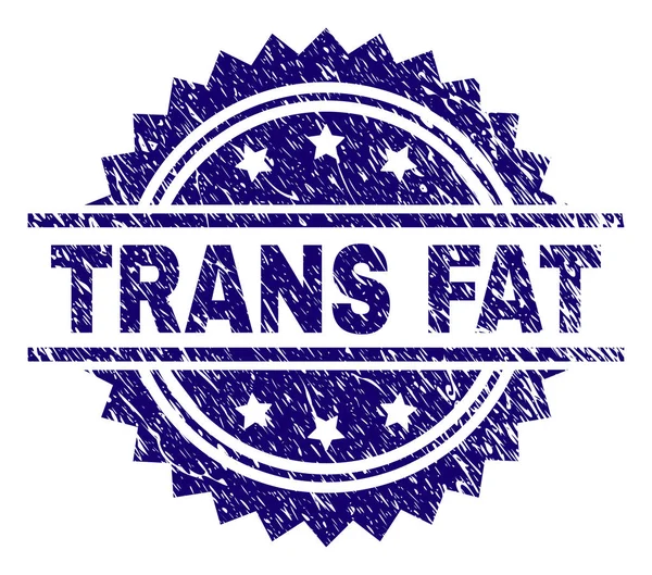 Grunge Textured TRANS FAT Stamp Seal — Stock Vector
