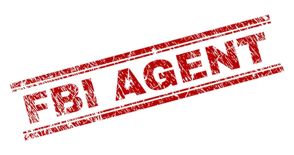 Grunge FBI ajanı damga mühür dokulu