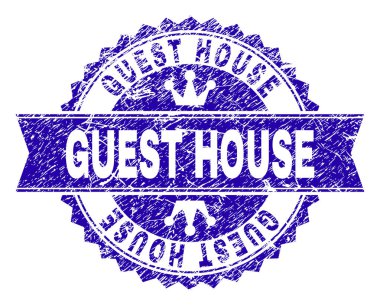 Kurdele ile çizilmiş dokulu Konuk evi damga mühür