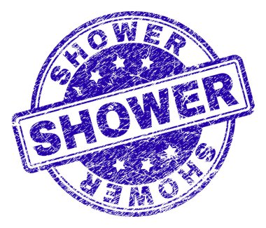 Dokulu duş damga mühür çizik