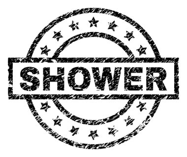 Dokulu duş damga mühür çizik