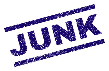 Dokulu önemsiz damga mühür çizik