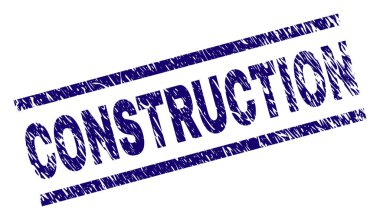 Dokulu inşaat damga mühür çizik