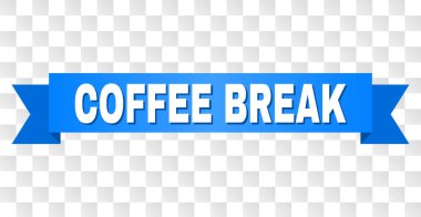 Mavi kurdele ile kahve molası metin