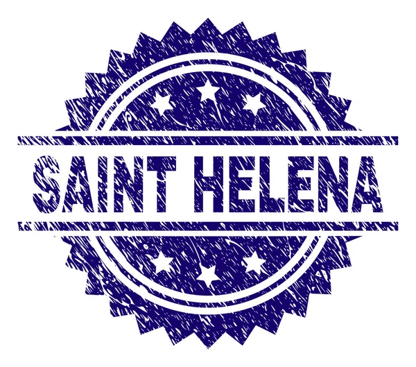 Saint Helena damga mühür grunge dokulu
