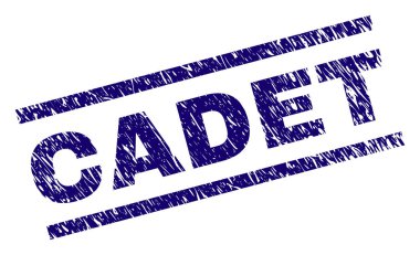 Çizik dokulu Cadet damga mühür