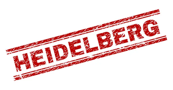 Grunge Heidelberg damga mühür dokulu