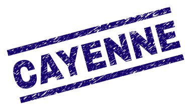 Grunge Cayenne damga mühür dokulu