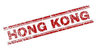 Dokulu Hong Kong damga mühür çizik