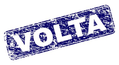 Yuvarlatılmış dikdörtgen damga çizilmiş Volta çerçeveli