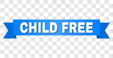 Çocuk ücretsiz resim yazısı ile mavi bant