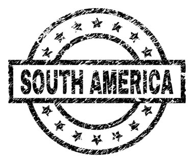 Dokulu Güney Amerika damga mühür çizik