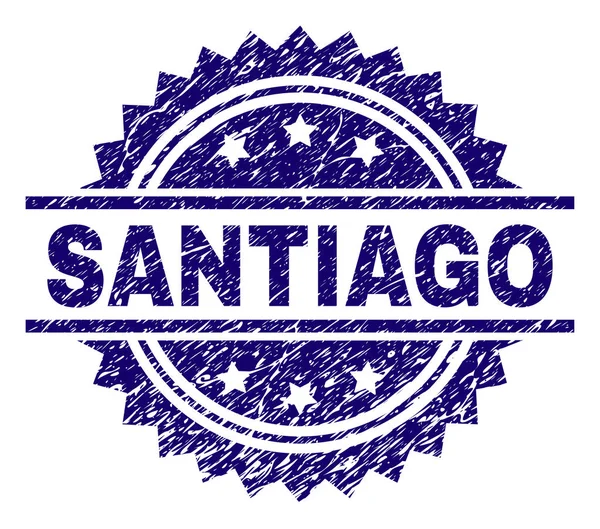 Dokulu Santiago damga mühür çizik