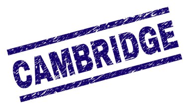 Dokulu Cambridge damga mühür çizik