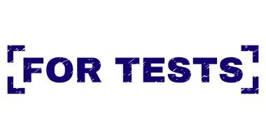 Testleri damga mühür köşeler arasında için dokulu çizik