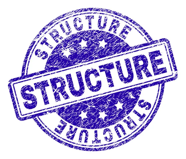 Sello de sello de ESTRUCTURA texturizada rayada — Vector de stock