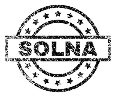 Grunge Solna damga mühür dokulu