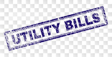 Grunge yardımcı programı'nı faturaları dikdörtgen damgası