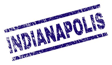Dokulu Indianapolis damga mühür çizik