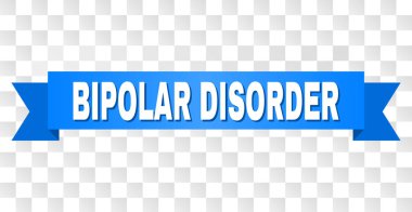Bipolar bozukluk açıklamalı mavi şerit