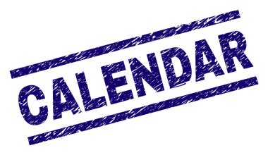 Grunge takvimi damga mühür dokulu