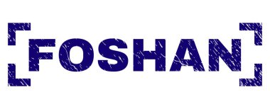 Dokulu Foshan damga mühür köşeleri içinde çizik