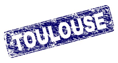 Yuvarlatılmış dikdörtgen damga çizilmiş Toulouse çerçeveli