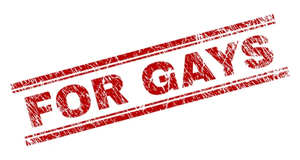 Grunge texturiert für Homosexuelle Stempelsiegel — Stockvektor