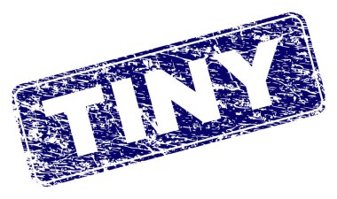 Yuvarlatılmış dikdörtgen damga grunge küçük çerçeveli