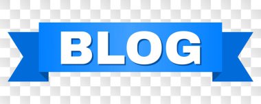 Blog metin ile mavi şerit