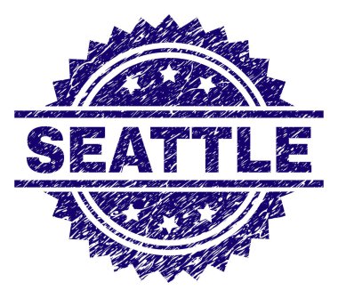 Grunge Seattle damga mühür dokulu