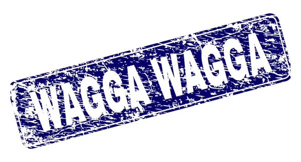 Yuvarlatılmış dikdörtgen damga grunge Canberra çerçeveli