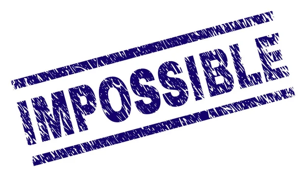 Grunge imkansız damga mühür dokulu