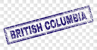 Çizik British Columbia dikdörtgen damgası