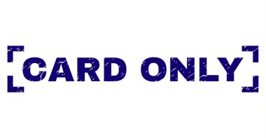 Grunge kartı tek damga mühür köşeleri içinde dokulu